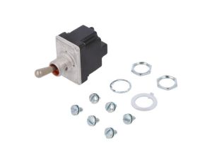 Przełącznik dźwigniowy, okrągła, z konfiguracją styków DPDT, 6A/230VAC, 20A/28VDC, IP67, 2TL1-3