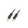 Kabel audio 3,5 mm stereo, 0,25 m