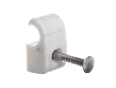 Uchwyt do kabli /4-7mm/ z gwoździem 2x18mm 2025 18 LGR 2228610 /100szt./