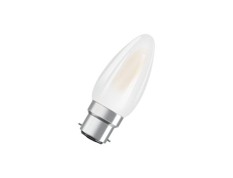 Żarówka LED OSRAM B35 Świeczka B22d 4W zamiennik 40W 470lm 4000K Neutralna 300 Retrofit Filament Klasa E 3 Lata Gwarancji