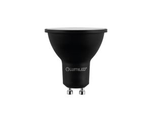 Żarówka LED GU10 230V 3W 300lm 4000K 120st czarna