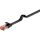 CAT 6 kabel krosowy płaski,U/FTP, czarny - Długość kabla 7.5 m