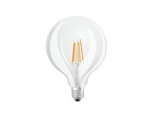 Żarówka LED OSRAM G124 Kula E27 11W zamiennik 100W 1521lm 2700K Ciepła CRI90 300 Filament Ściemnialna Klasa D 4 Lata Gwarancji