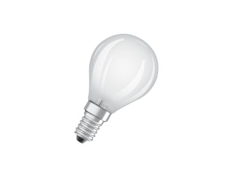Żarówka LED OSRAM P45 Kulka E14 2.2W zamiennik 25W 300lm 2700K Ciepła CRI90 300 Filament Ściemnialna Klasa D 4 Lata Gwarancji