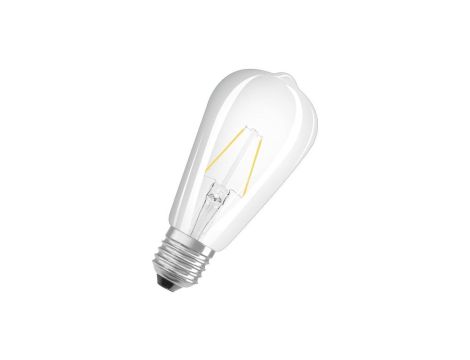 Żarówka LED OSRAM ST64 E27 2.5W zamiennik 25W 250lm 2700K Ciepła 300 Retrofit Filament Klasa F 3 Lata Gwarancji