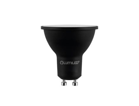 Żarówka LED GU10 230V 6W 600lm 3000K 120st czarna