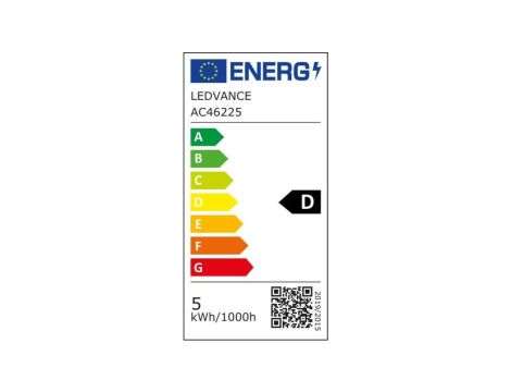 Żarówka LED OSRAM T25 Tubularna E14 4.9W zamiennik 55W 730lm 4000K Neutralna 300 Klasa D 3 Lata Gwarancji
