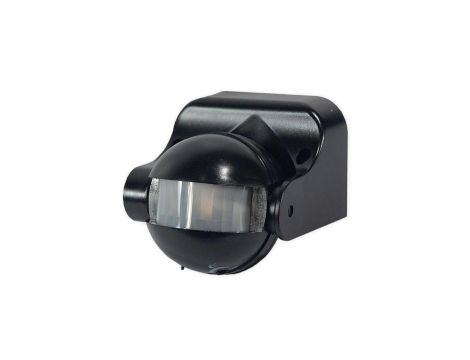 Czujnik ruchu sensor IR automat zmierzchowy natynkowy IP44 180 czarny