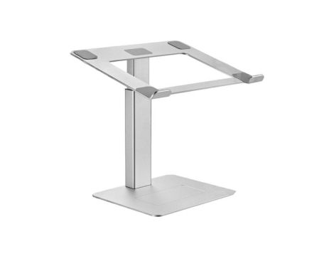 Stojak na laptop, 5kg, 15,6, srebrny, aluminium, 296x246x225mm NBS-D1-02