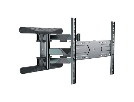 Uchwyt naścienny, 50kg, 40...80, czarny, 100x100mm,600x400mm WM-80ST-01