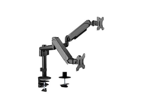 Uchwyt, 9kg, 17...32, czarny, Dł.ramienia: 533mm, monitor x2 MA-DA2P-01
