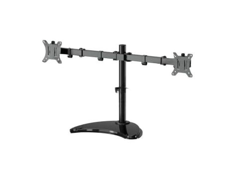 Stojak, 8kg, 13...32, 75x75mm,100x100mm, plastik,stalowy, monitor x2 MS-D2ST-02