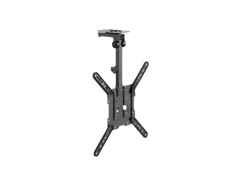 Uchwyt sufitowy, 20kg, 23...55, czarny, Wym: 614x435x165mm CM-55ST-01