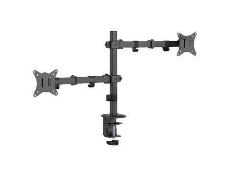 Uchwyt, 9kg, 17...32, 75x75mm,100x100mm, monitor x2 MA-D2-03