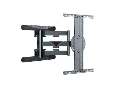 Uchwyt naścienny, 50kg, 40...80, czarny, 100x100mm,600x400mm WM-80STR-01