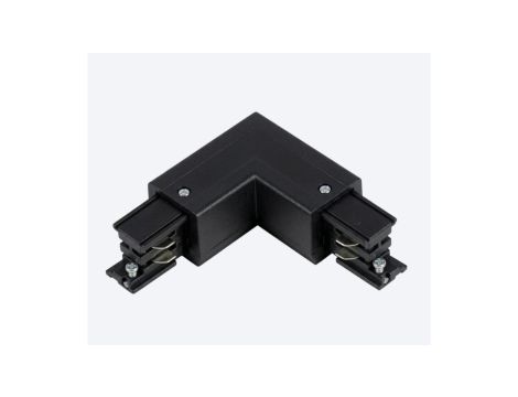 Łącznik L do szynoprzewodu LUMICANTO POWERTRACK prawy czarny z zasilaniem PRIME 221239