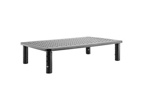 Podstawa pod monitor, 20kg, czarny, plastik,stalowy, 370x235x120mm MS-TABLE-01