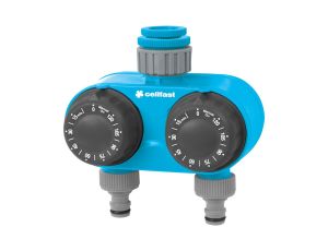 CELLFAST ROZDZIELACZ PODWÓJNY Z ZEGARAMI MECHANICZNYMI /CELLPRO