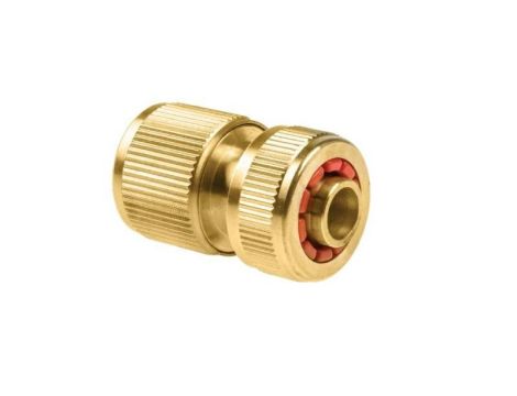CELLFAST SZYBKOZŁĄCZE DO WĘŻA 1/2" STOP MOSIĘŻNE KARTA /BRASS