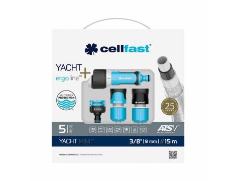 CELLFAST WĄŻ + ZESTAW 3/8x15m YACHT MINI.. ..... /ENERGO