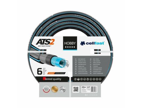 CELLFAST WĄŻ OGRODNICZY HOBBY ATS 1" 25mb PL "C" /NA STOJAK