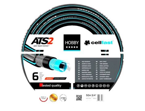 CELLFAST WĄŻ OGRODNICZY HOBBY ATS 3/4" 50mb *