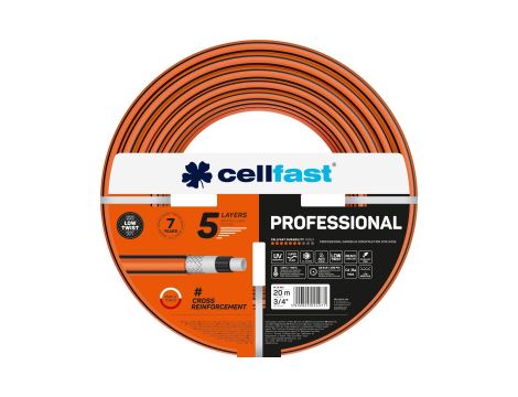 CELLFAST WĄŻ OGRODNICZY PROFESSIONAL 3/4" 20m