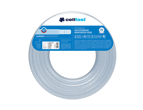 CELLFAST WĄŻ TECHNICZNY ZBROJONY 10,0x2,5x50mb