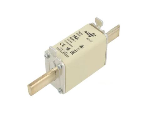 Bezpiecznik: topikowy 10A 500VAC 250VDC gG ceramiczny NH0 381115