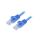 Patch cord U/UTP, Cat 6, RJ45 wtyk z obu stron, linka, CCA, 0,25m PP6U-0.25M/B