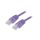 Patch cord U/UTP, Cat 5e, RJ45 wtyk z obu stron, linka, CCA, PVC PP12-0.25M/V