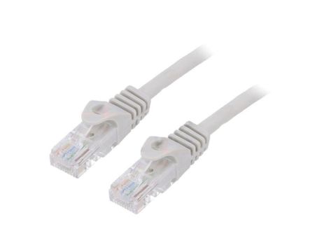 Patch cord U/UTP, Cat 6, RJ45 wtyk z obu stron, linka, CCA, 3m PP6U-3M