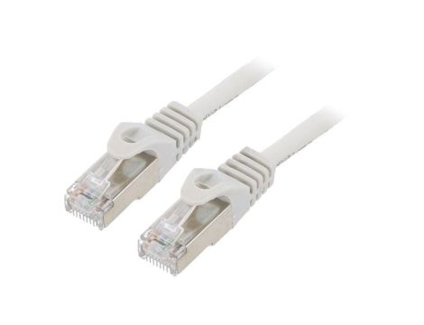 Patch cord F/UTP, Cat 6, RJ45 wtyk z obu stron, linka, CCA, 2m, PVC, szary PP6-2M