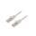 Patch cord F/UTP, Cat 6, RJ45 wtyk z obu stron, linka, CCA, 0,25m, PVC, szary PP6-0.25M