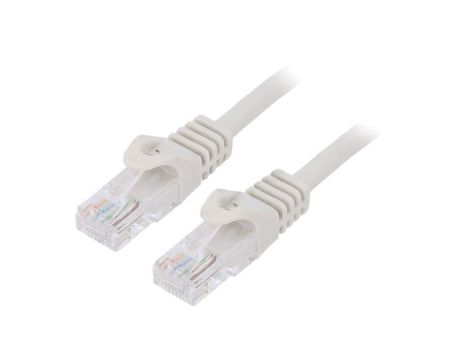 Patch cord U/UTP, Cat 6, RJ45 wtyk z obu stron, linka, CCA, 20m PP6U-20M
