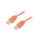 Patch cord U/UTP, Cat 5e, RJ45 wtyk z obu stron, linka, CCA, PVC PP12-0.25M/O