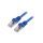 Patch cord S/FTP, Cat 6a, RJ45 wtyk z obu stron, linka, Cu, 2m PP6A-LSZHCU-B-2M