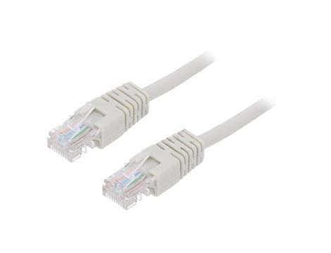 Patch cord U/UTP, Cat 5e, RJ45 wtyk z obu stron, linka, CCA, 30m PP12-30M