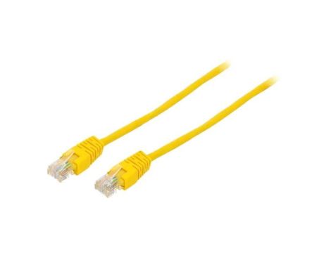 Patch cord U/UTP, Cat 5e, wtyk RJ45 z obu stron, linka, CCA, 5m PP12-5M/Y