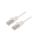 Patch cord F/UTP, Cat 6, wtyk RJ45 z obu stron, linka, CCA, 5m, PVC, biały PP6-5M/W