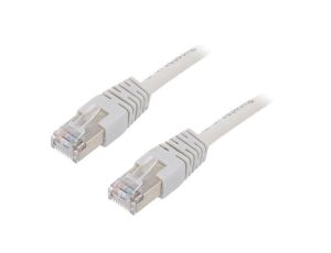 Patch cord F/UTP, Cat 5e, RJ45 wtyk z obu stron, linka, CCA, 1,5m PP22-1.5M