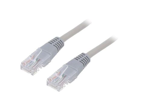 Patch cord U/UTP, Cat 5e, RJ45 wtyk z obu stron, linka, CCA, 2m PP12-2M