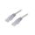 Patch cord U/UTP, Cat 5e, RJ45 wtyk z obu stron, linka, CCA, 2m PP12-2M