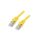 Patch cord S/FTP, Cat 6a, RJ45 wtyk z obu stron, linka, Cu, 0,5m PP6A-LSZHCU-Y-0.5M