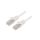 Patch cord F/UTP, Cat 6, RJ45 wtyk z obu stron, linka, CCA, 3m, PVC, biały PP6-3M/W