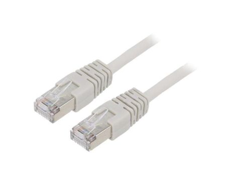 Patch cord F/UTP, Cat 5e, wtyk RJ45 z obu stron, linka, CCA, 10m PP22-10M