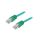 Patch cord F/UTP, Cat 5e, wtyk RJ45 z obu stron, linka, CCA, 1m PP22-1M/G