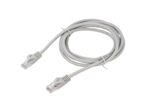 Patch cord U/UTP, Cat 6, wtyk RJ45 z obu stron, linka, Cu, 2m, PVC PP6U-CU-2M