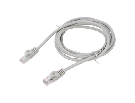 Patch cord U/UTP, Cat 6, wtyk RJ45 z obu stron, linka, Cu, 2m, PVC PP6U-CU-2M