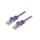 Patch cord F/UTP, Cat 6, RJ45 wtyk z obu stron, linka, CCA, 0,25m, PVC, 26AWG PP6-0.25M/V